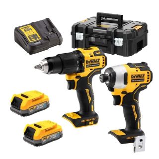 Pachet 2 scule Dewalt DCK2062E2T