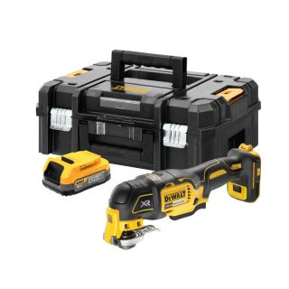 Unealta multifunctionala Dewalt DCS356E1T, 18V, cu acumulator