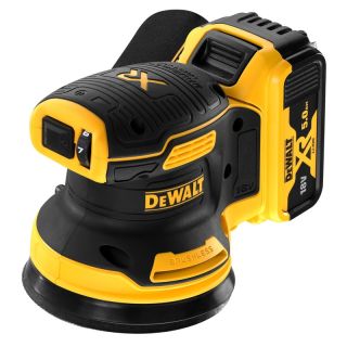 Slefuitor orbital Dewalt DCW210P2, 125mm, cu acumulator