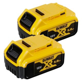Set 2 acumulatori Dewalt DCB184P2 XR, 18V, 5.0Ah