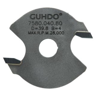 Cap de frezare Guhdo pentru caneluri 167/8, Z2, 40x1.5x8