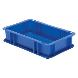 Cutie stivuibila LA-KA-PE TK300/75-0 300x200x75mm albastra fara maner