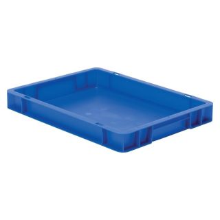 Cutie stivuibila LA-KA-PE TK400/50-0 400x300x50mm albastra fara maner