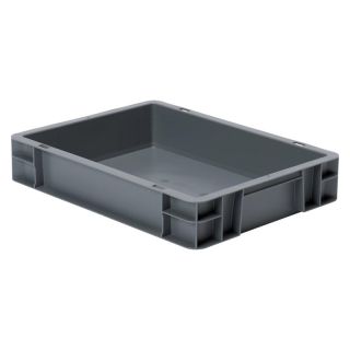 Cutie stivuibila LA-KA-PE TK400/75-0 400x300x75mm gri fara maner