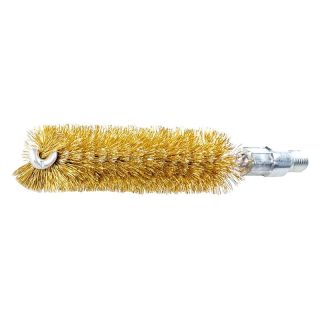 Perie pentru curatare tevi Lessmann prindere M6, 8mm, peri alama, 0.15mm