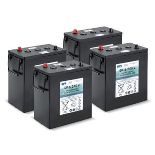 Set 4 acumulatori Karcher Gel, 6V, 240Ah