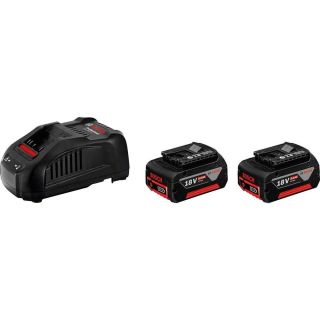 Set 2 acumulatori Bosch GBA, 18V, 5.0Ah si incarcator GAL 1880 CV