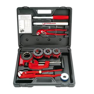 Trusa de filetat manuala Rothenberger Sanikit 1/2-3/4-1"