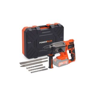 Ciocan rotopercutor Power Plus POWDP1570, SDS Plus, 40V, 3J, cu acumulator