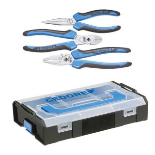 Gedore Set 3 clesti (sfic 8316-160 JC, cleste varf lung 8132-200 JC, patent 8250-180 JC) in L-BOXX Mini (1102-003)