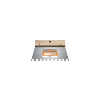 Spaclu zimtat Kapriol cu maner din lemn 5x5mm