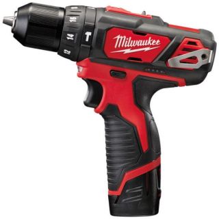 Masina de gaurit si insurubat cu percutie Milwaukee M12 BPD-202C, cu acumulator