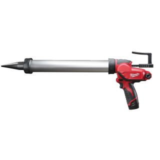 Pistol pentru silicon Milwaukee M12 PCG/600A-201B, 12V, cu acumulator