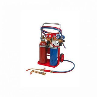 Trusa oxiacetilenica pentru sudare si taiere Rothenberger RE 17 cu butelii 5l
