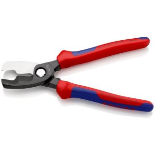 Cleste pentru taiat cablu Knipex tais dublu maner multicomponent 200 mm