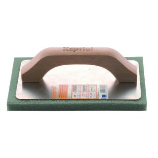 Gletiera Kapriol burete din cauciuc gri maner din lemn 24x10cm