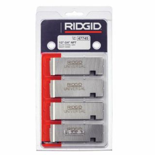 Set bacuri de filetare Ridgid NPT 1/2"-3/4"