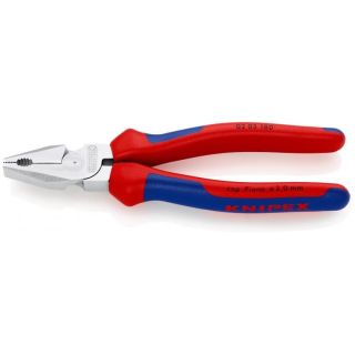 Cleste combinat/patent Knipex de forta cromat cu maner multicomponent 180 mm