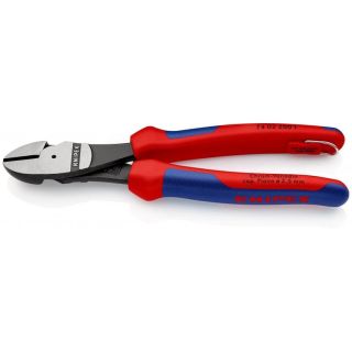 Cleste tais lateral Knipex de forta manere multicomponente 200 mm cu agatatoare
