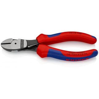 Cleste tais lateral Knipex de forta cu maner bicomponent 160 mm