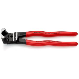 Cleste cu tais frontal Knipex manere plastic 200 mm