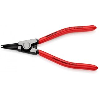 Cleste inel siguranta exterior Knipex varfuri drepte negru 10-25 mm blister
