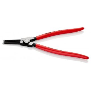 Cleste inel siguranta exterior Knipex varfuri drepte negru 85-140 mm