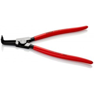 Cleste inel siguranta exterior Knipex varfuri indoite 90° 85-140 mm