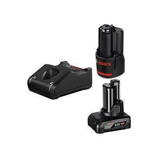 Set 2 acumulatori Bosch GBA, 12V, 2.0Ah/4.0Ah si incarcator GAL 12V-40