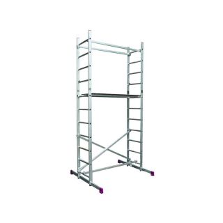Schela mobila Krause Corda 0,6 x 1,5m aluminiu inaltime lucru 4m