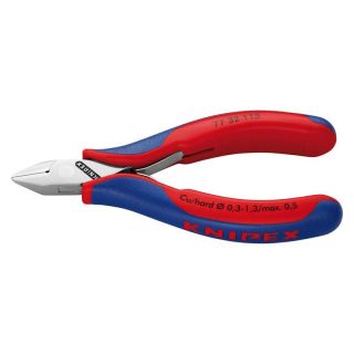 Cleste cu tais Knipex cu cap plat ascutit slefuit 115mm