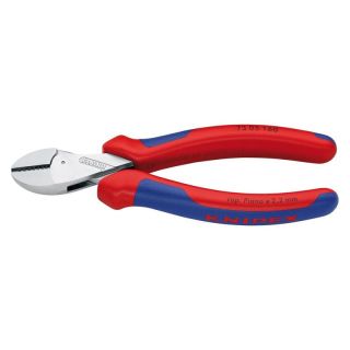 Cleste cu tais lateral Knipex cromat cu manere bicomponent 160mm