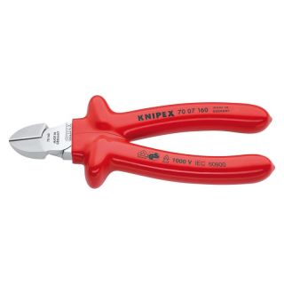 Cleste cu tais lateral Knipex cromat 180mm VDE