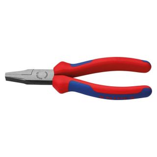 Cleste cu varf plat Knipex scurt 160mm manere multicomponente