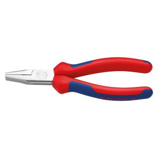 Cleste cu varf plat Knipex scurt lustruit 140mm manere multicomponente