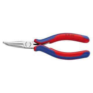 Cleste cu varf semirotund Knipex 145mm maner bicomponent