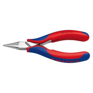 Cleste cu varf semirotund Knipex 115mm maner bicomponent