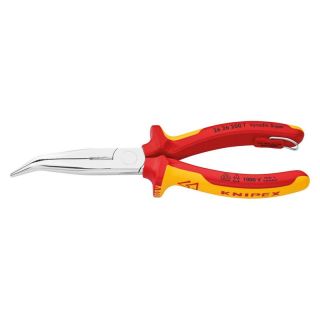 Cleste cu varf semirotund Knipex indoit 200mm VDE cu agatatoare