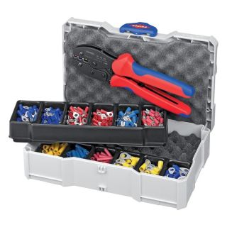 Cleste de sertizat Knipex cu parghie 0.5-6mm² + accesorii