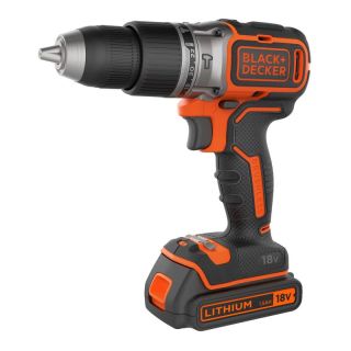 Masina de gaurit si insurubat cu percutie Black+Decker BL188K, cu acumulator