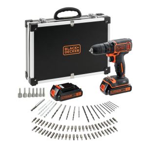Masina de gaurit si insurubat Black+Decker C18BAFC, cu acumulator