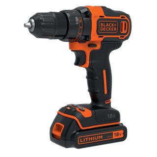 Masina de gaurit si insurubat Black+Decker BDCDD186B, cu acumulator