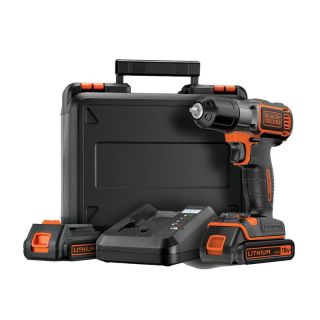 Masina de gaurit si insurubat Black+Decker ASD18K, cu acumulator