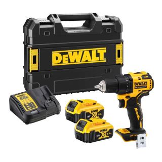 Masina de gaurit si insurubat cu percutie Dewalt DCD708P2T, cu acumulator