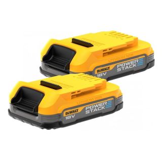Set 2 acumulatori Dewalt DCBP034E2 Powerstack, 18V, 1.7Ah