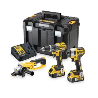 Pachet 3 scule Dewalt DCK383P2T