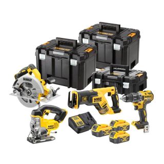 Pachet 4 scule Dewalt DCK421P3T