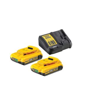 Set 2 acumulatori si incarcator Dewalt DCB115D2