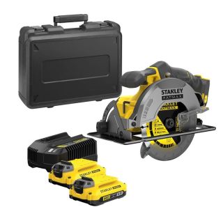 Fierastrau circular de mana Stanley SFMCS550M2K, 190mm, 18V, cu acumulator