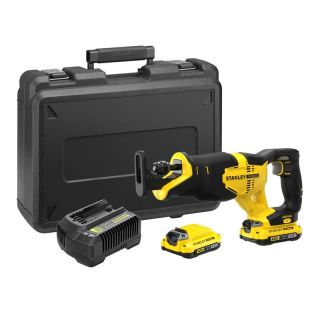 Fierastrau sabie Stanley SFMCS300D2K, 18V, cu acumulator